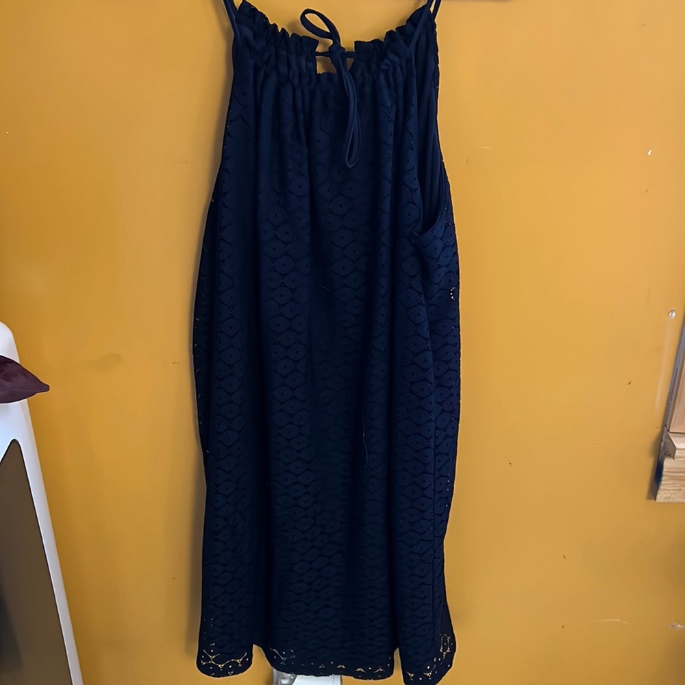 Navy Blue Large Dress